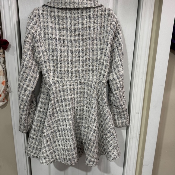 NWOT Laundry By Shelli Segal women skirted coat size small - Picture 2 of 7